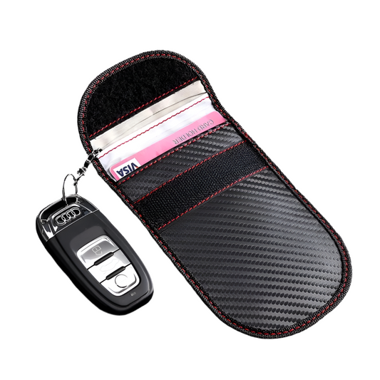 Car Key Signal Blocker Case - RFID Blocking Faraday Cage Pouch